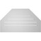 Ekena Millwork Octagonal Top Surface Mount PVC Gable Vent: Functional, w/ 3-1/2"W x 1"P Standard Frame, 38"W x 22"H GVPOT38X2201SF - alternate 5